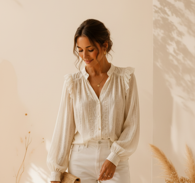 Blouse blanche